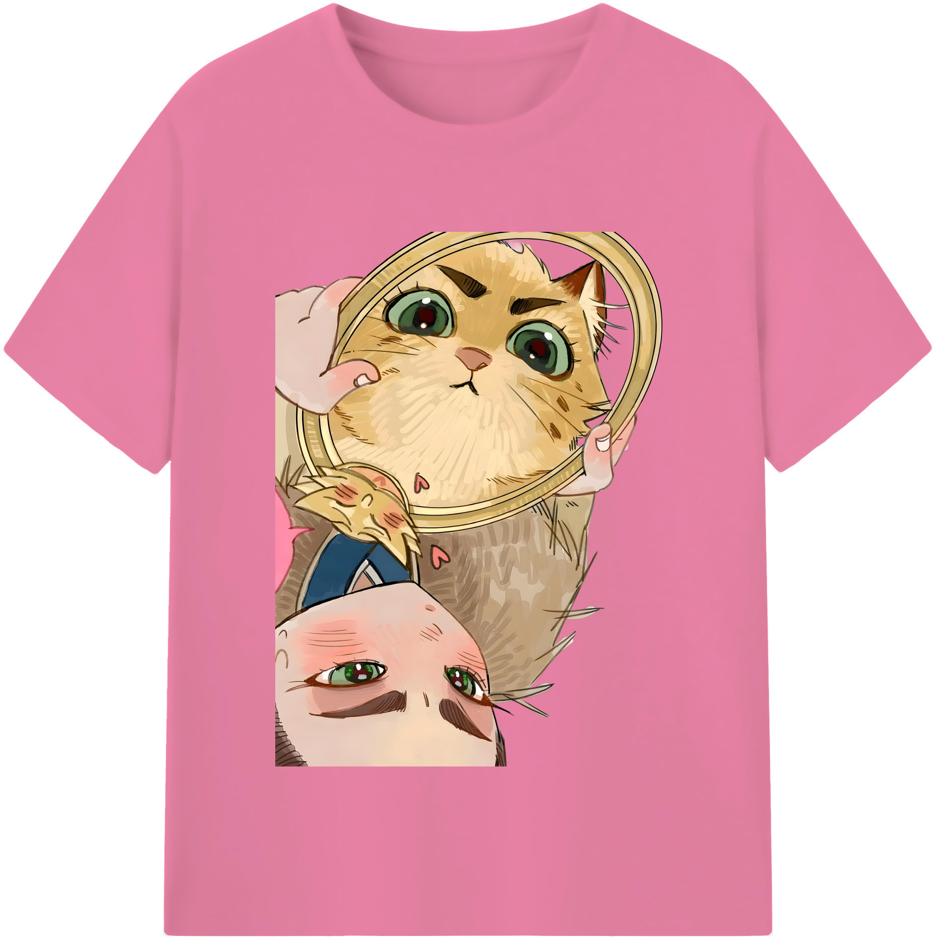（画像用） Ne Zha 2 ナタ 魔童の大暴れ 綿100％半袖Tシャツ（フロントプリント）